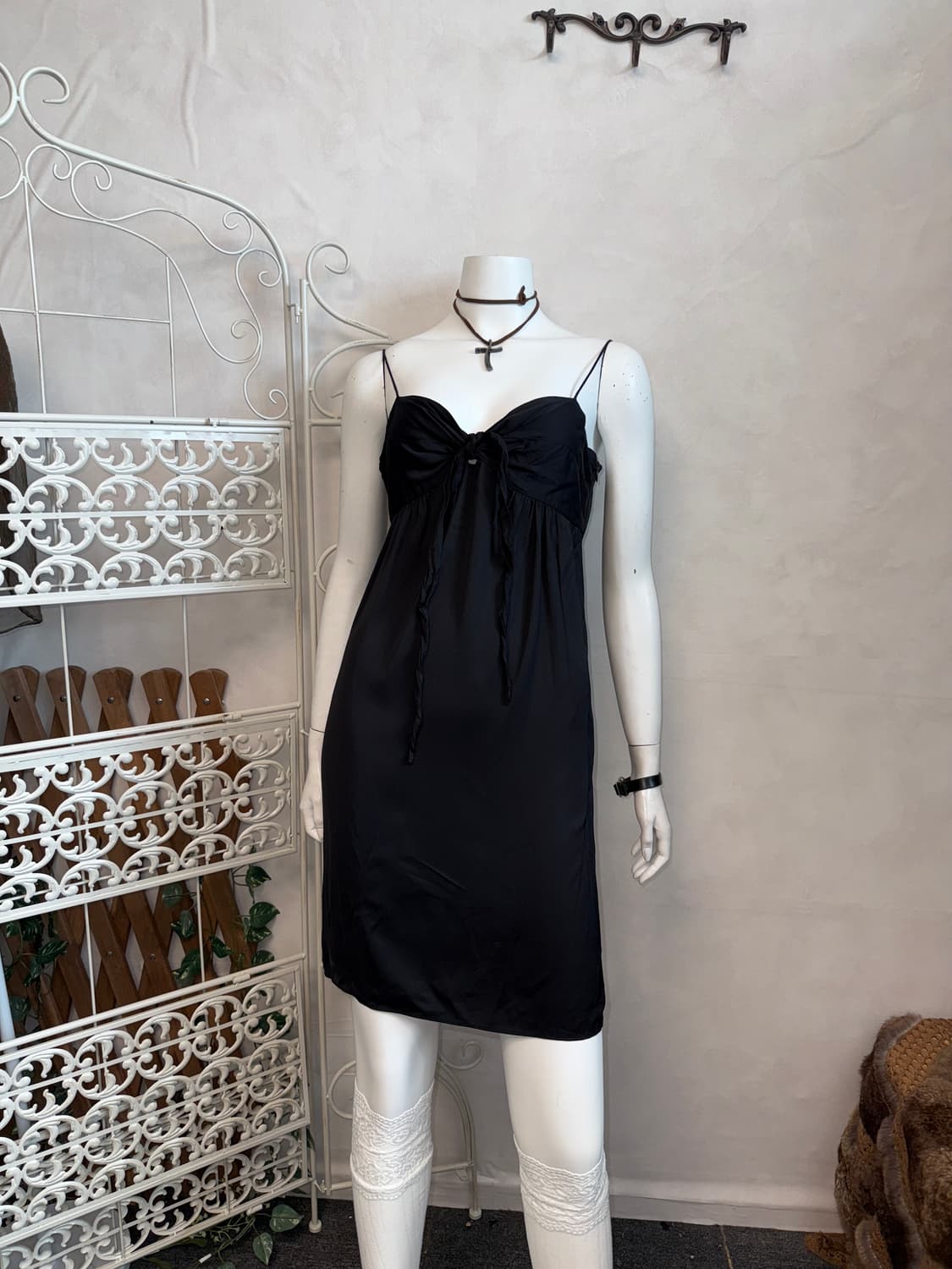 Theory black satin ribbon mini ops 상품이미지2
