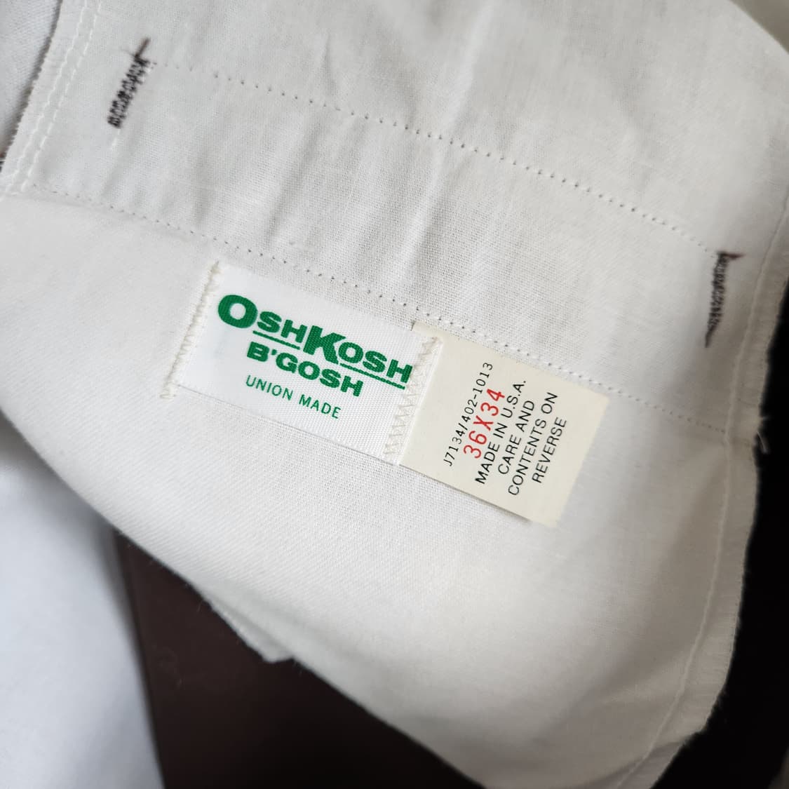 NWT 70s오쉬코쉬 Oshkosh Bgosh 치노 팬츠(USAmade) 상품이미지9