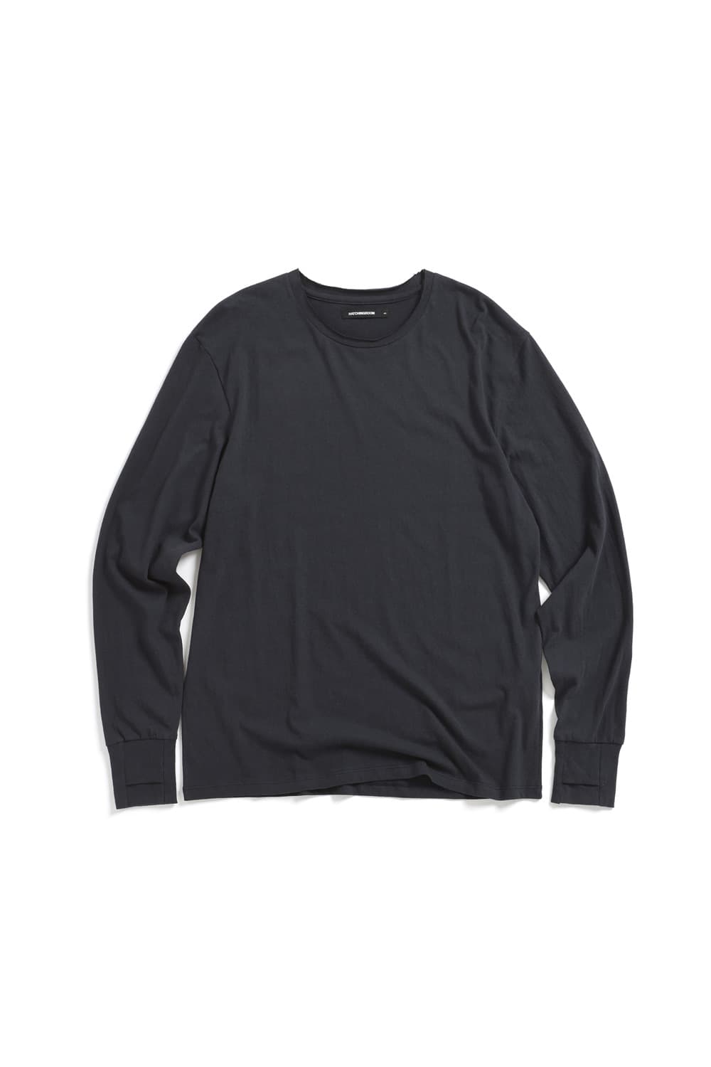 해칭룸 롱슬리브 Boxer Tee Blue Charcoal 상품이미지2
