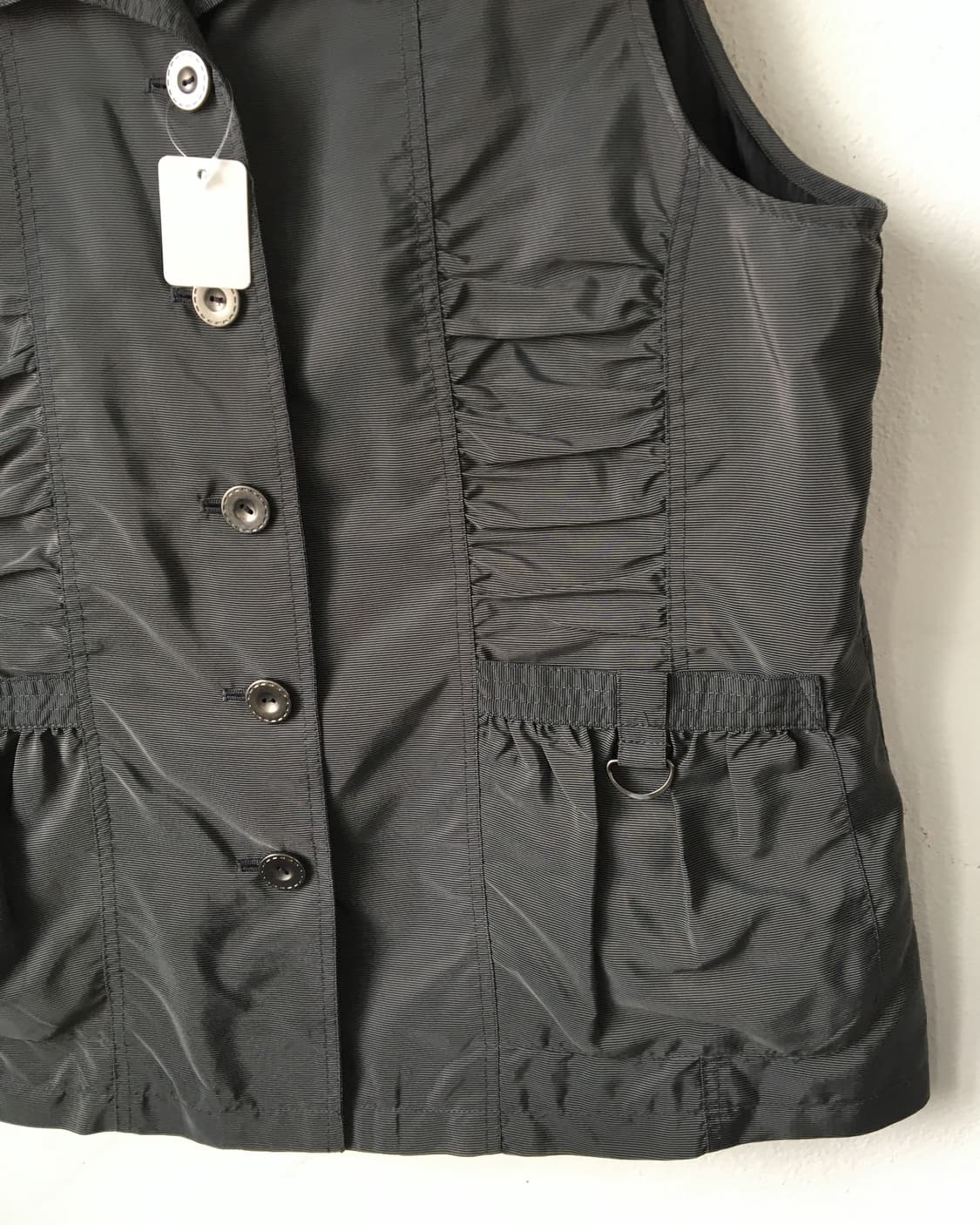 Shirring point glossy vest 상품이미지4