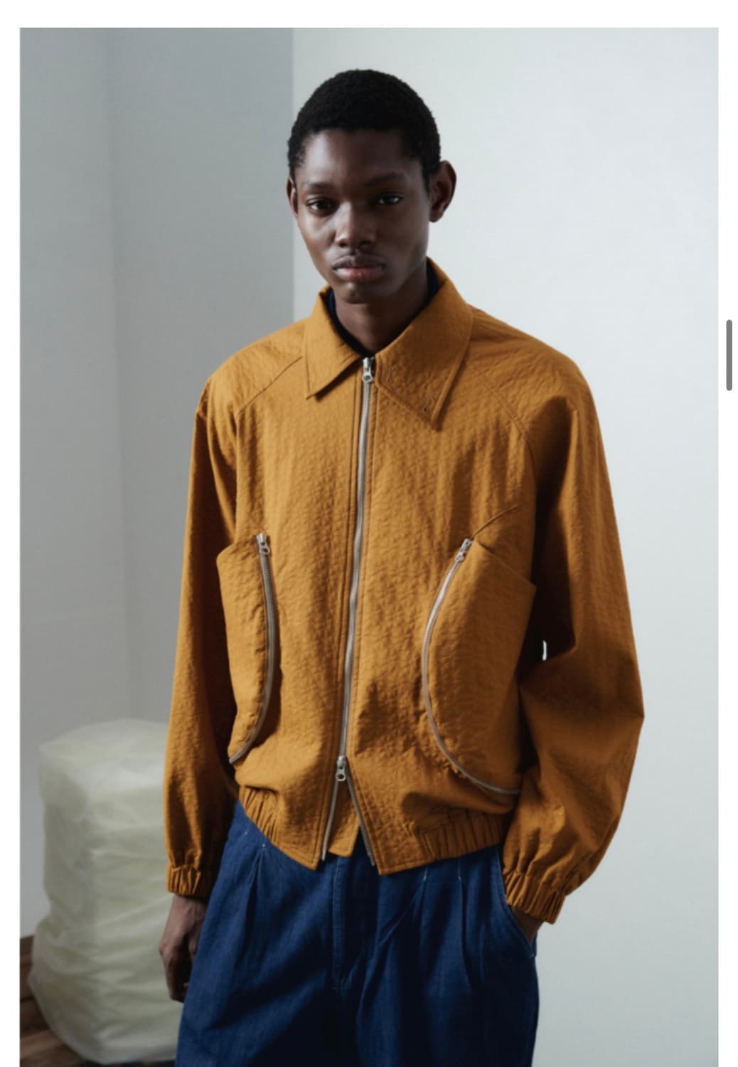 이얼즈어고 블루종 자켓 (s사이즈) 상품이미지1