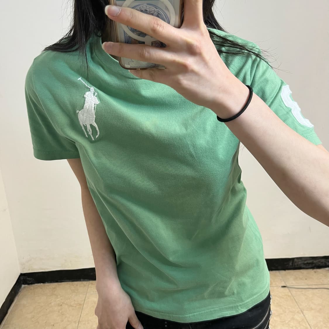 Polo Ralph Lauren green big pony t-shirt 상품이미지3
