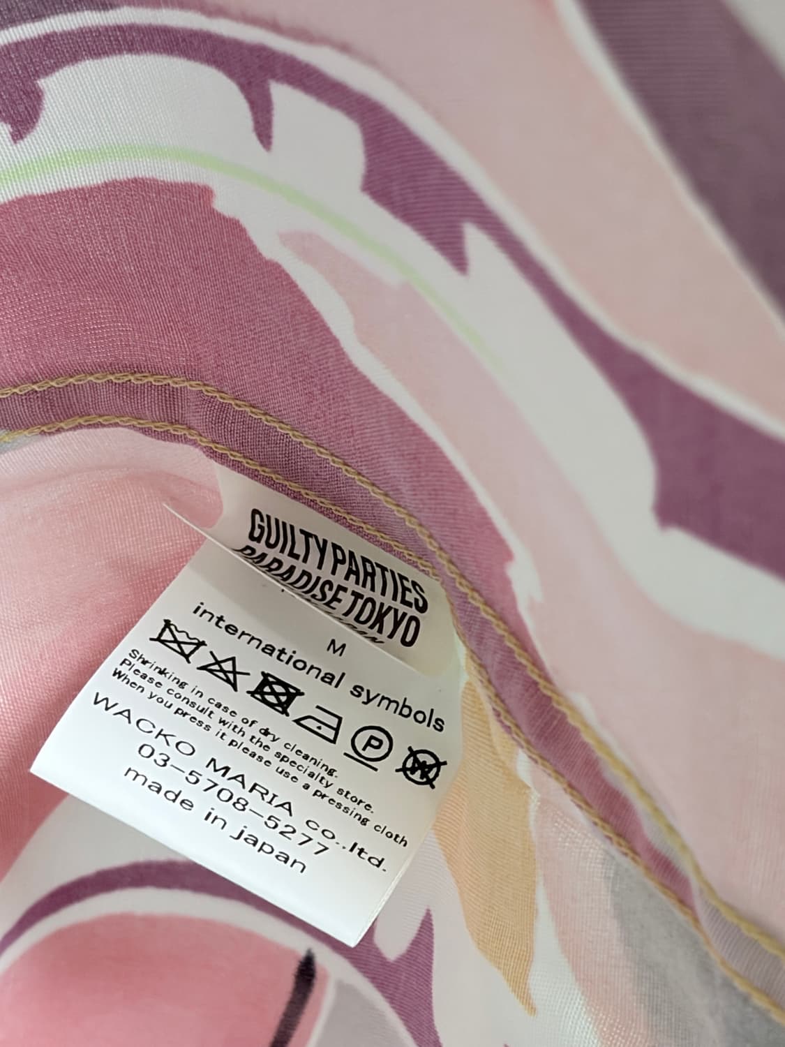 와코마리아 22fw 비너스 하와이안셔츠 상품이미지6