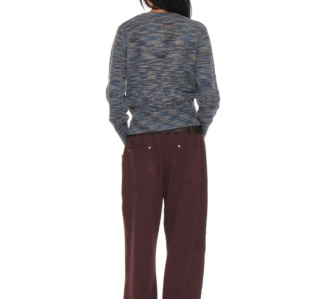 파르티멘토 우먼 와이드 리브 버튼업 니트 가디건 상품이미지3