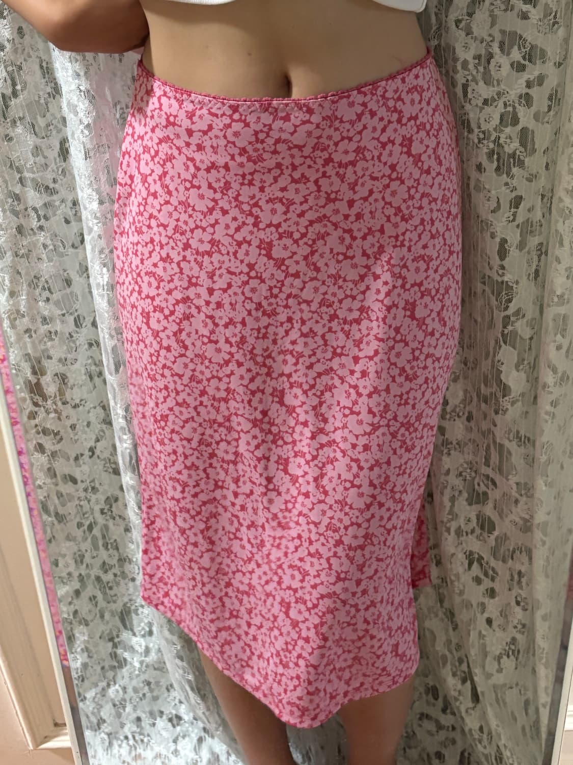 Gap pink folwer skirt 상품이미지2