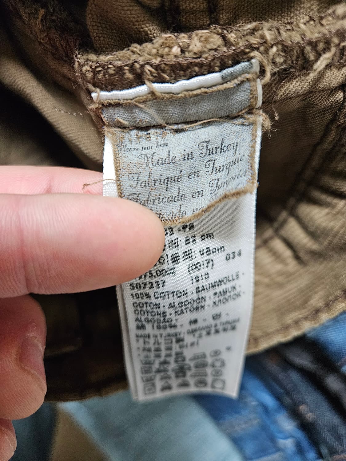 Lvc 화이트탭 코듀로이 팬츠 32x32 리바이스 519 상품이미지4