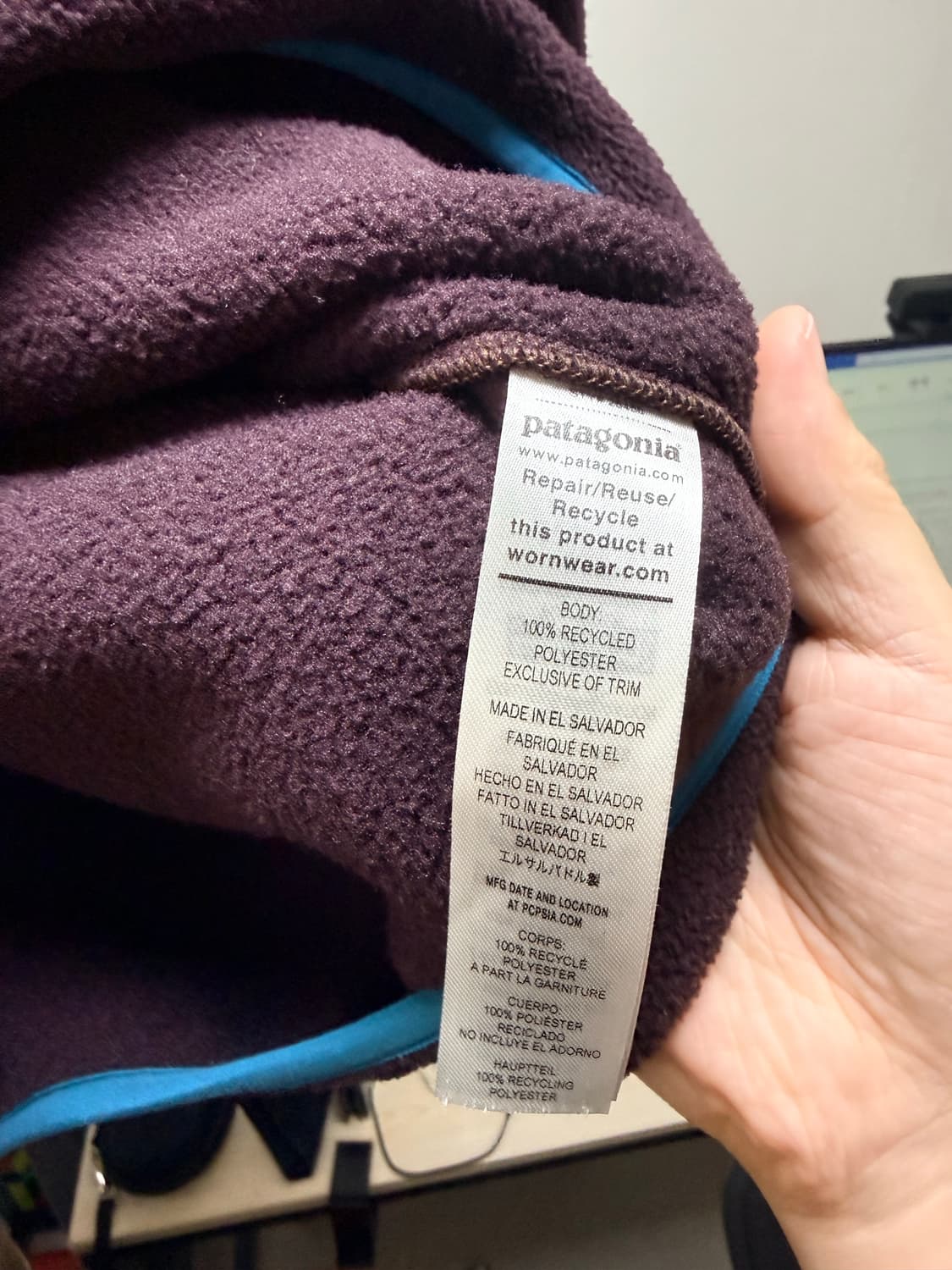 [M] 파타고니아 신칠라 옵시디언 플럼 상품이미지3