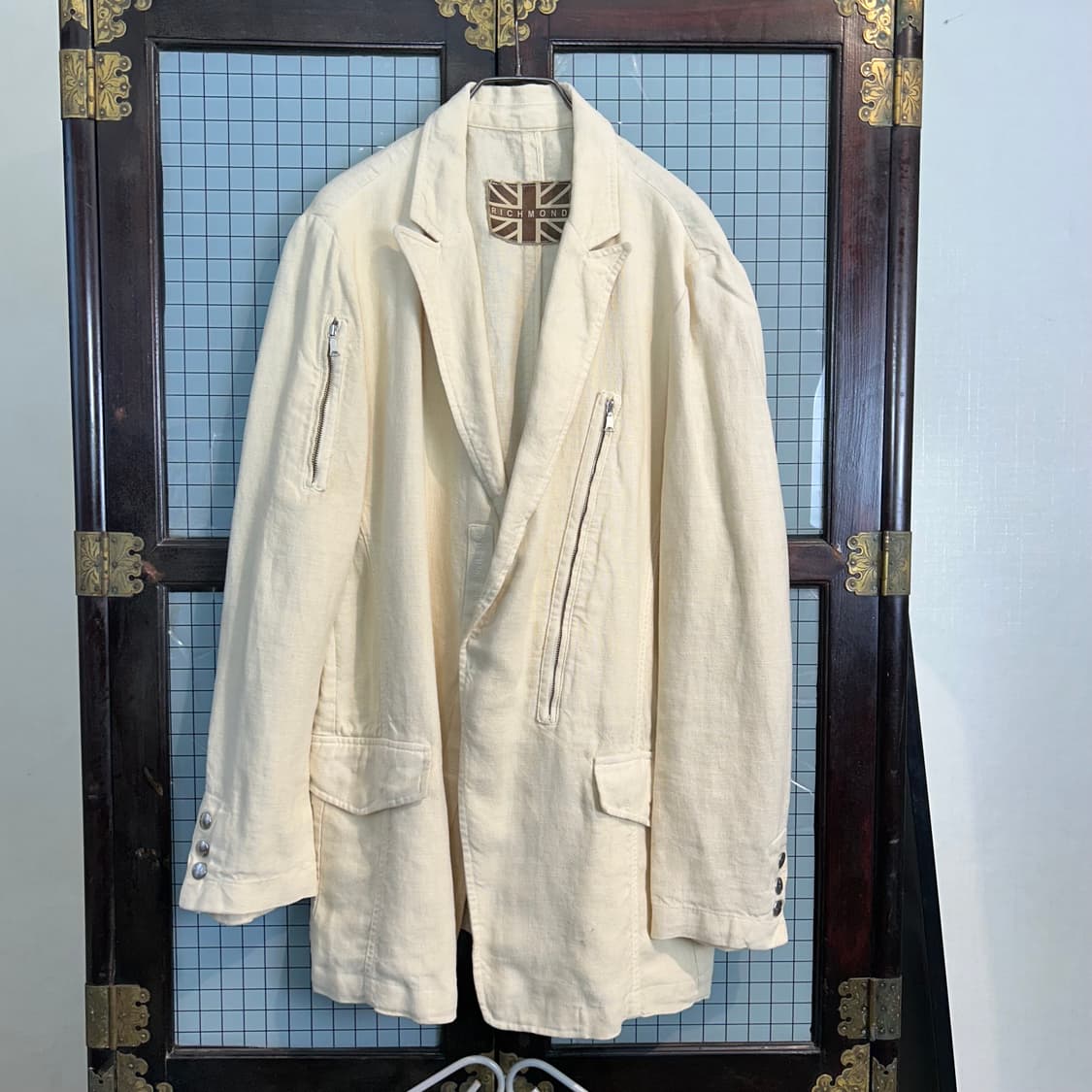 존 리치몬드 린넨 블레이저 상품이미지3