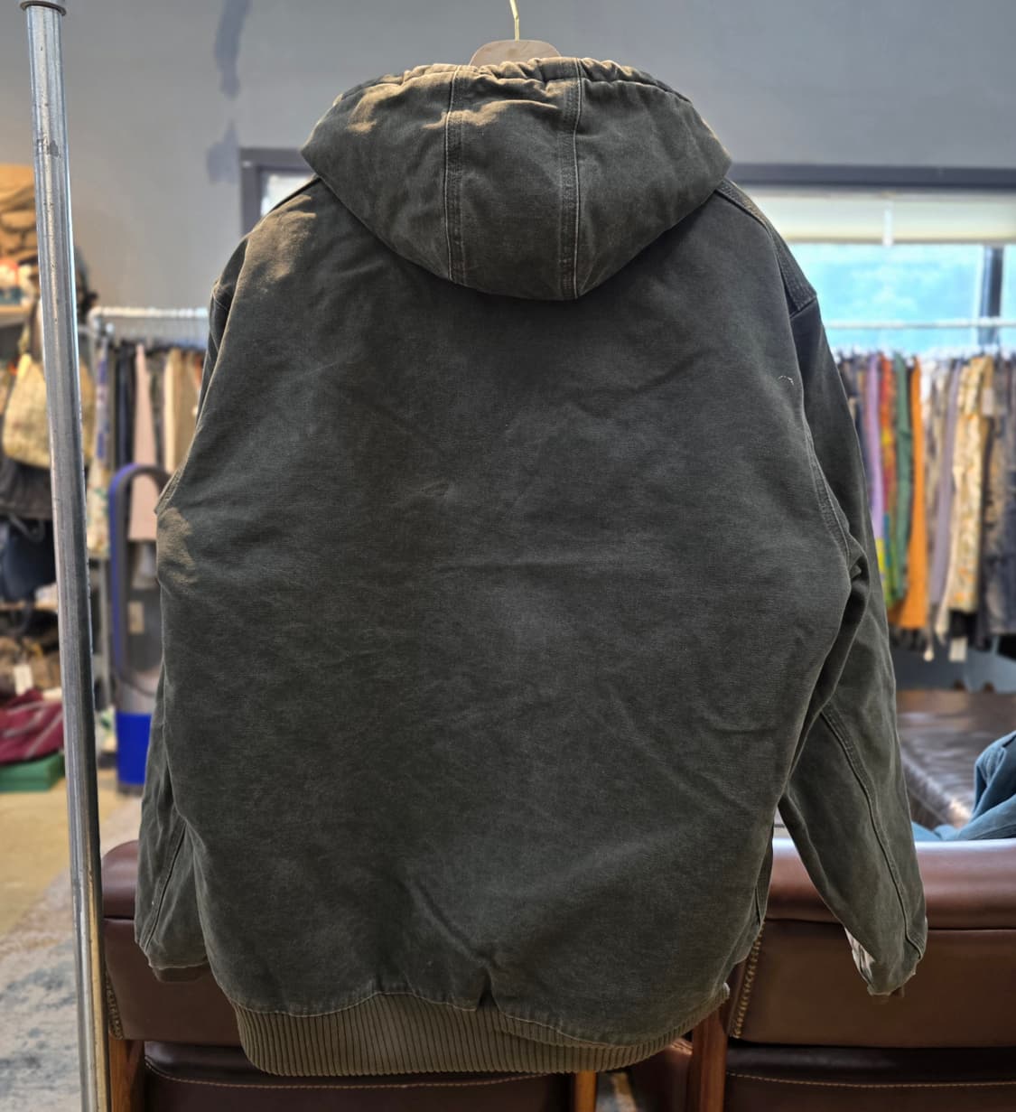 00s 칼하트 J130 모스그린 액티브자켓 2XL 상품이미지5