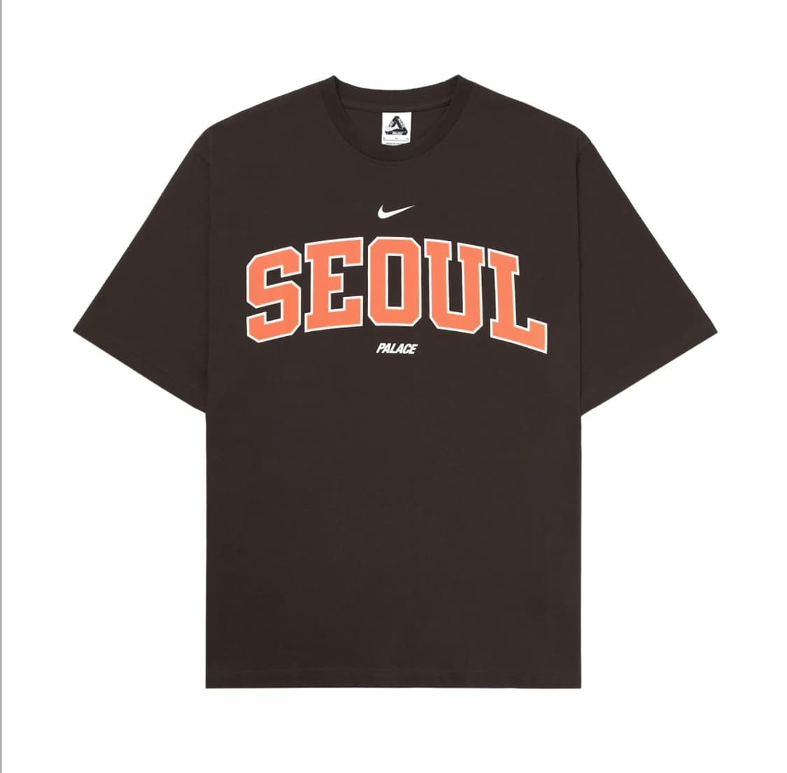 [L]팔라스 x 나이키 샵 티셔츠 홍대 브라운 - 25FW 상품이미지1