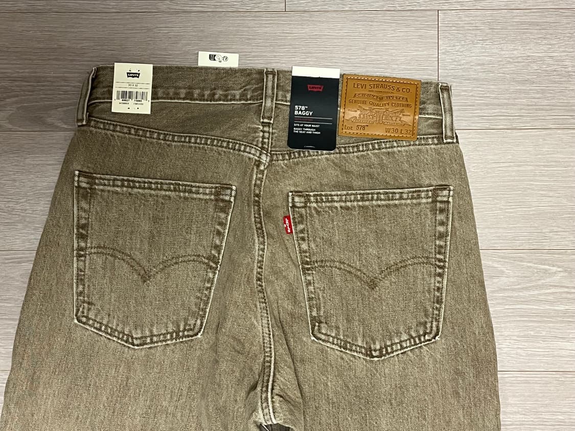 (국내미발매,새상품) 리바이스 578 데님 프리미엄 라인 청바지 상품이미지8