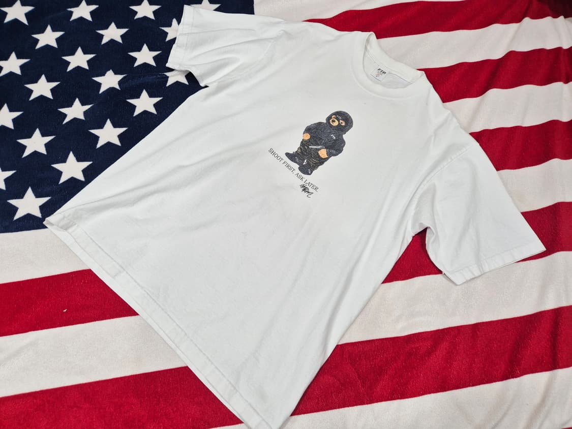 FTP 폴로 랄프로렌 반팔 티셔츠 화이트 상품이미지1