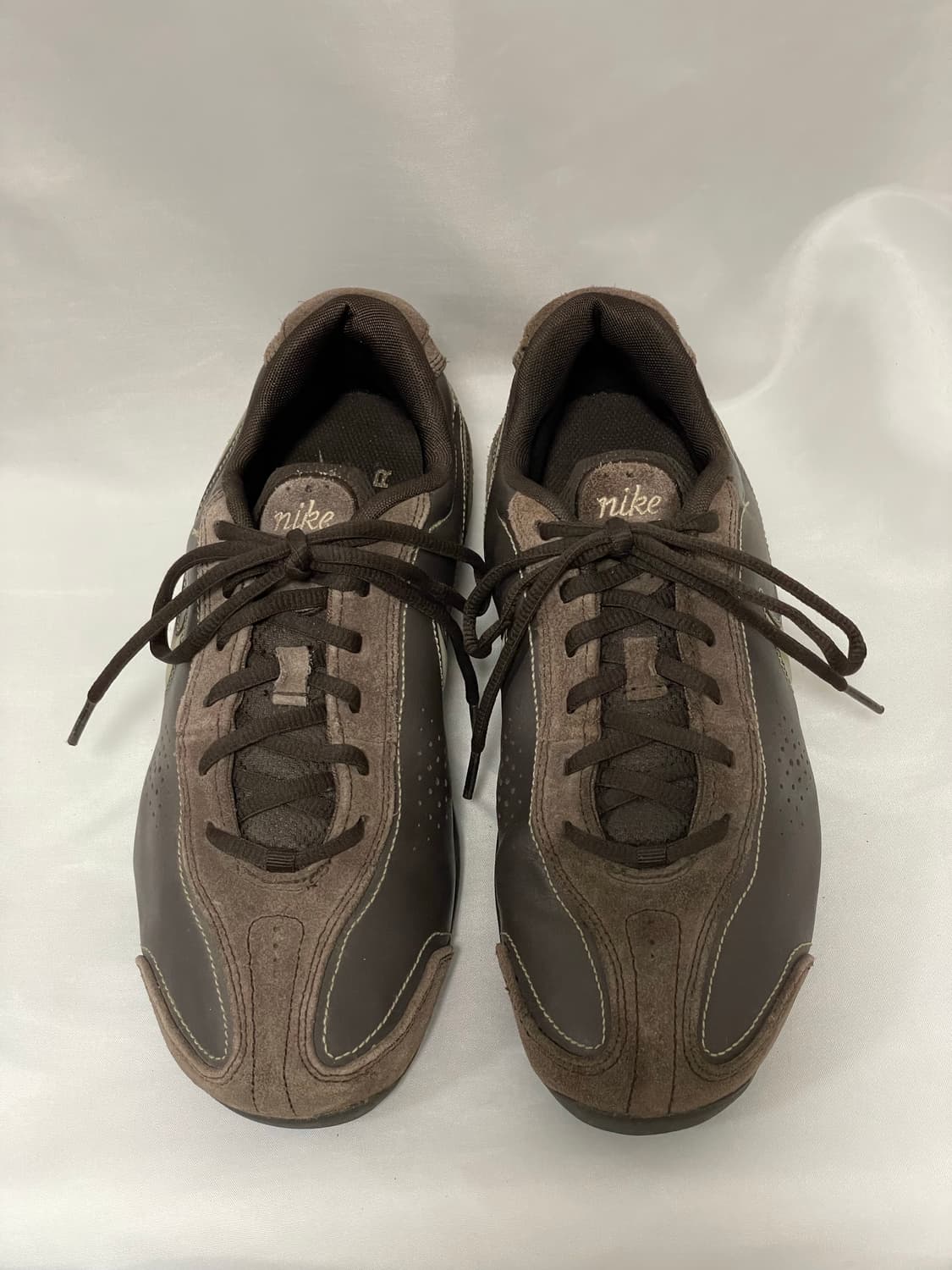 (270) 나이키 에어시리즈 6D 브라운 스웨이드 신발 상품이미지2