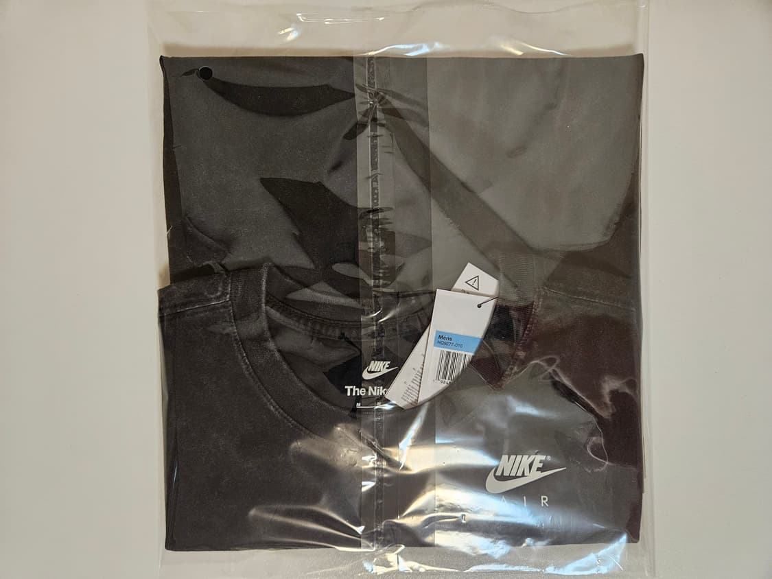 [해외M] 나이키 에어맥스95 워시드 티셔츠 블랙 상품이미지9