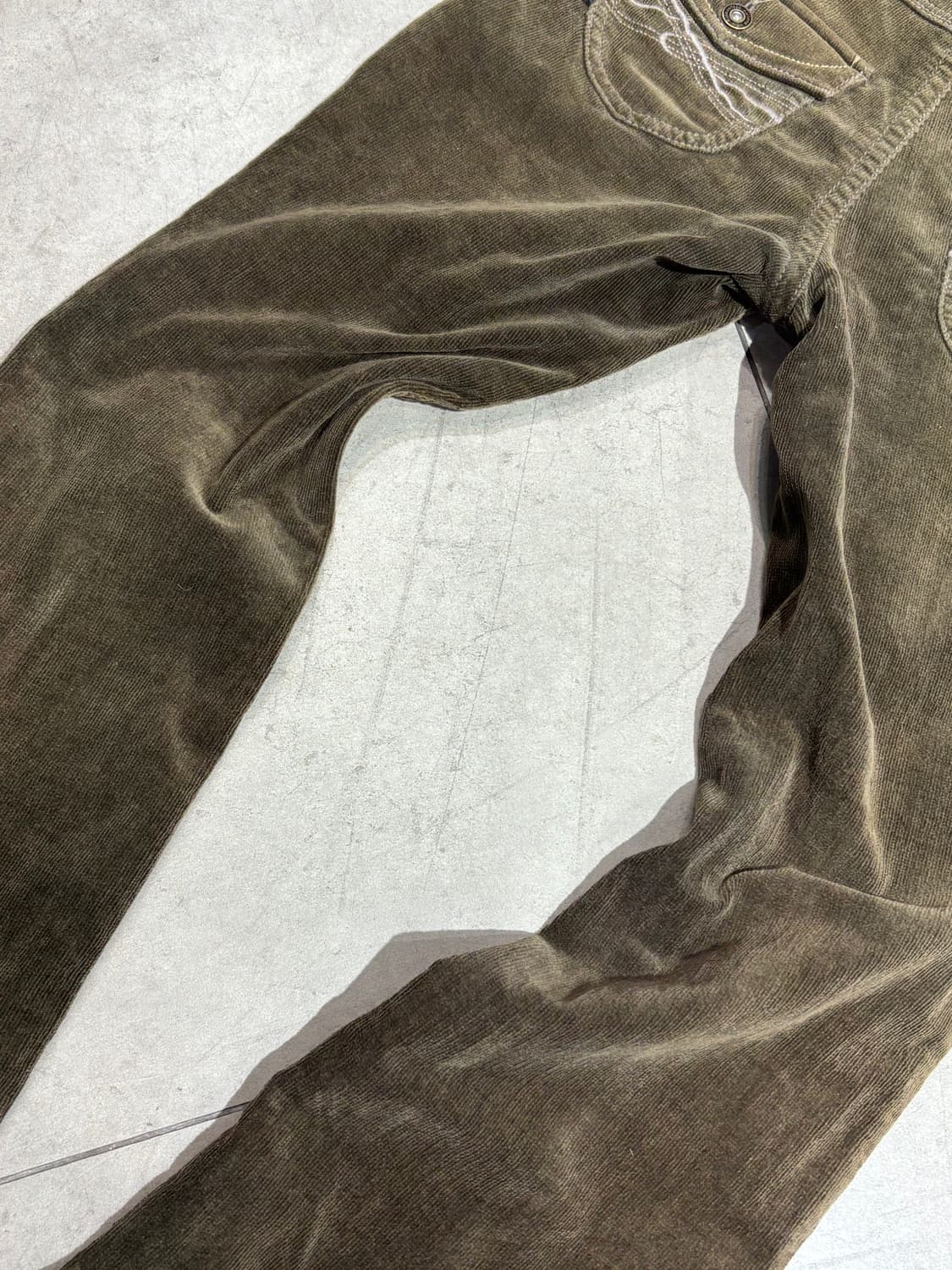 브라운 코듀로이 세미 부츠컷 팬츠 상품이미지8