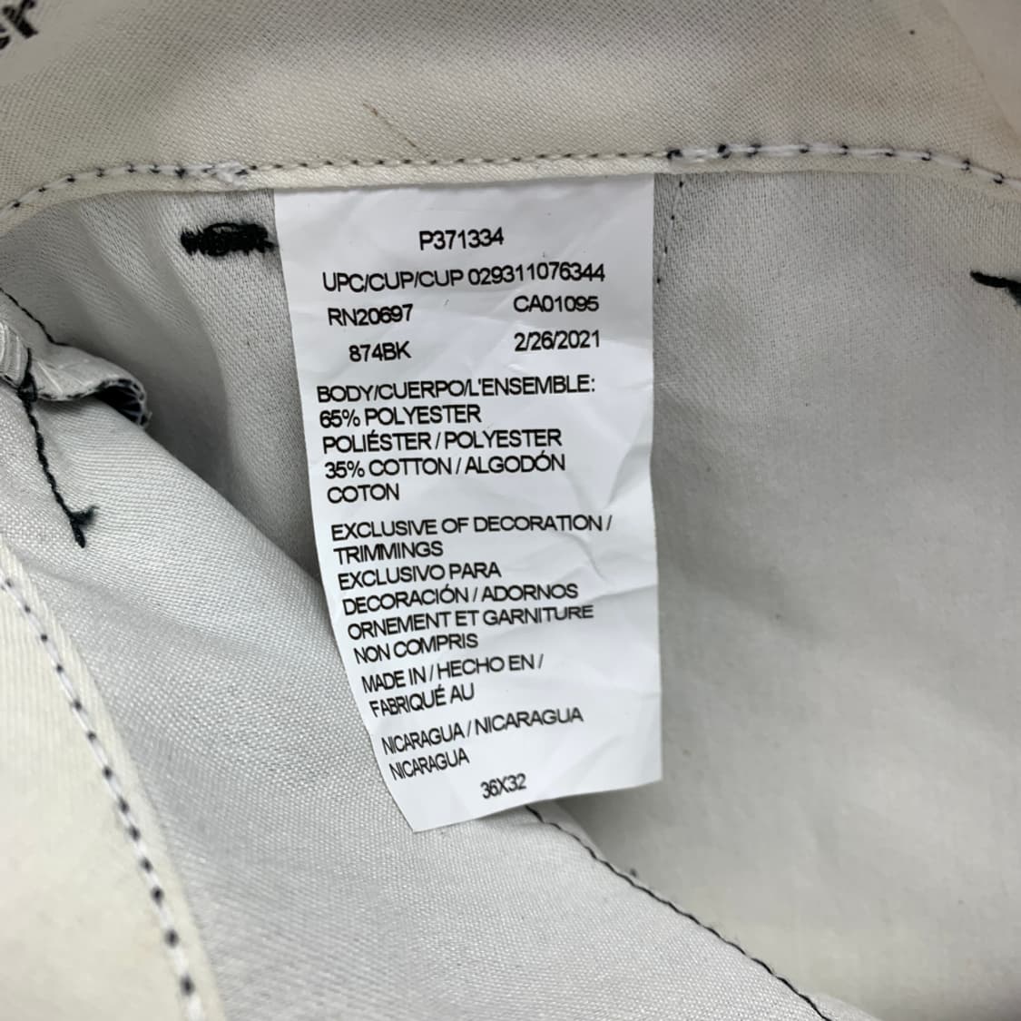 [36/정품] 디키즈 Slim Taper 슬림 테이퍼 블랙 워크팬츠 상품이미지7