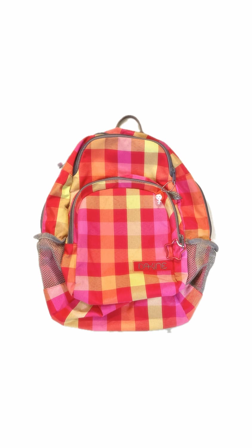 레드 체크무늬 dakine 백팩 🎒 상품이미지1