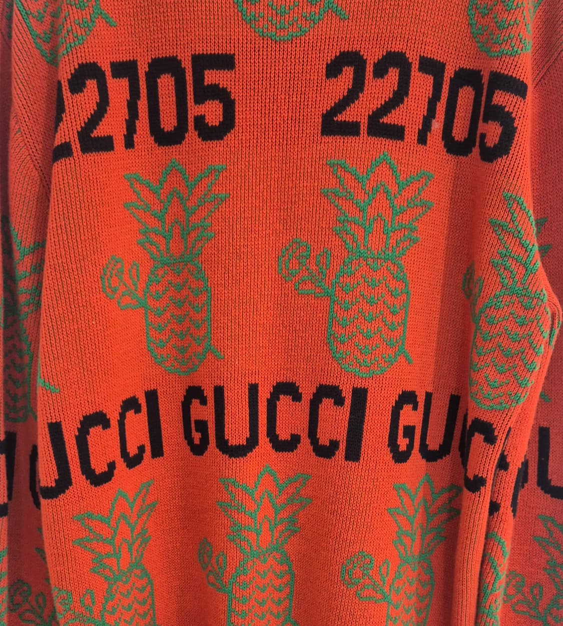 구찌 파인애플 자카드 니트 스웨터 상품이미지3