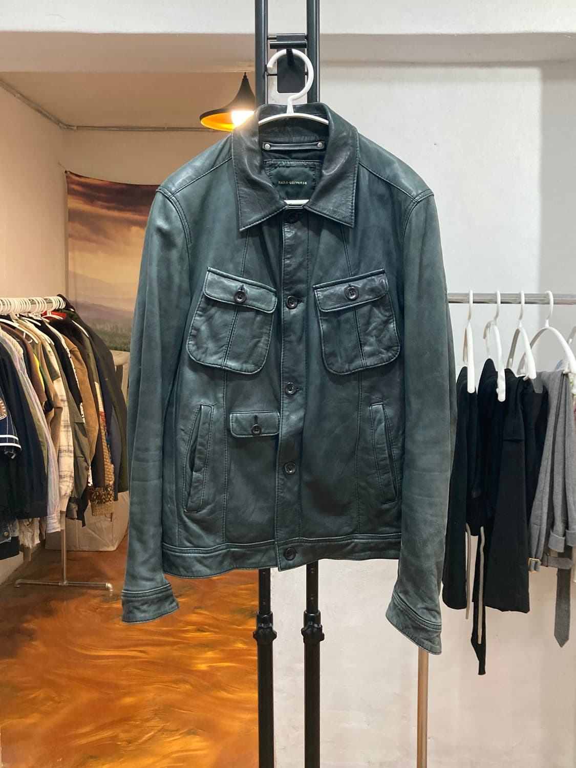 나노 유니버스 레더 자켓 상품이미지6