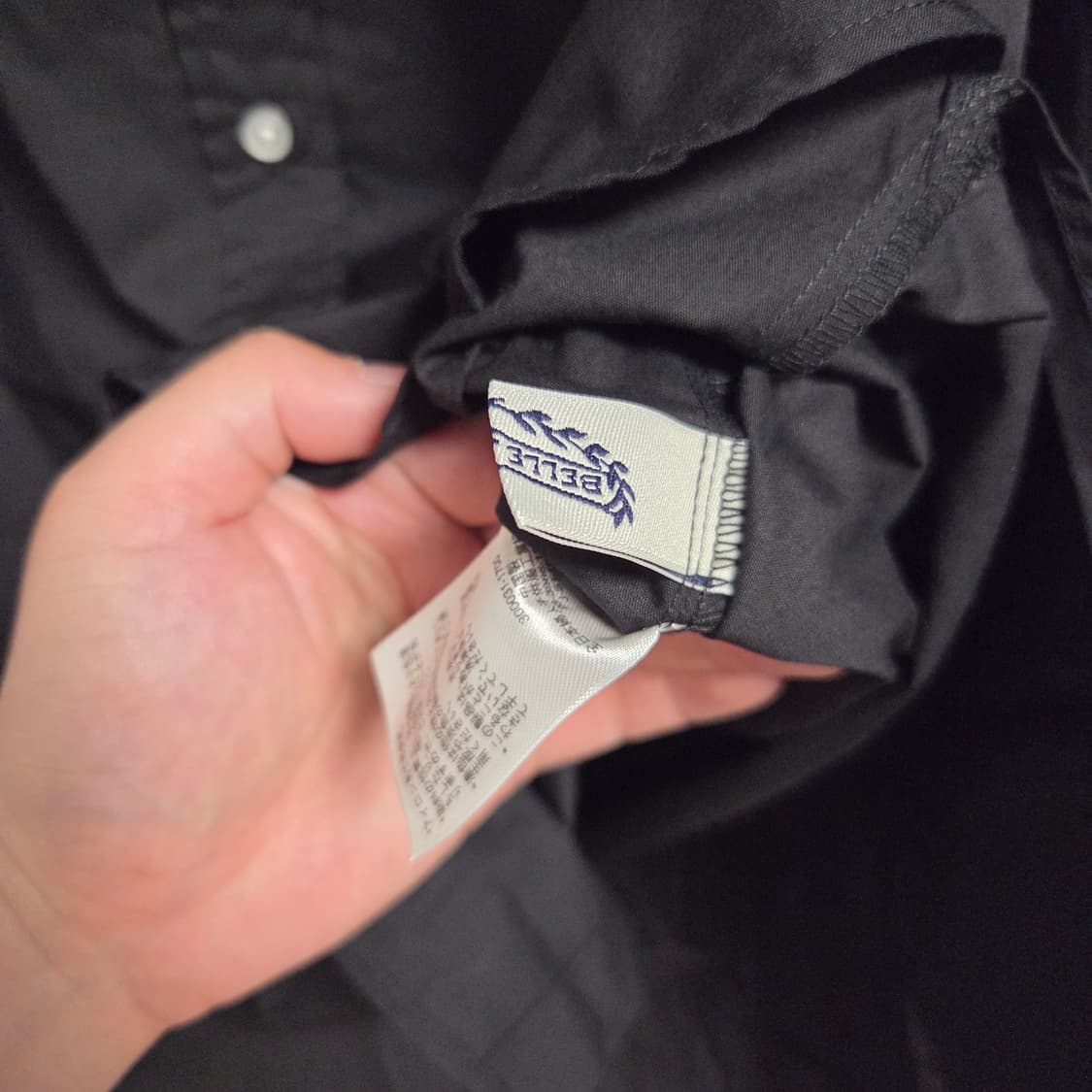 Belle Jeanne 미니멀 포켓 셔츠 L(100) 상품이미지4