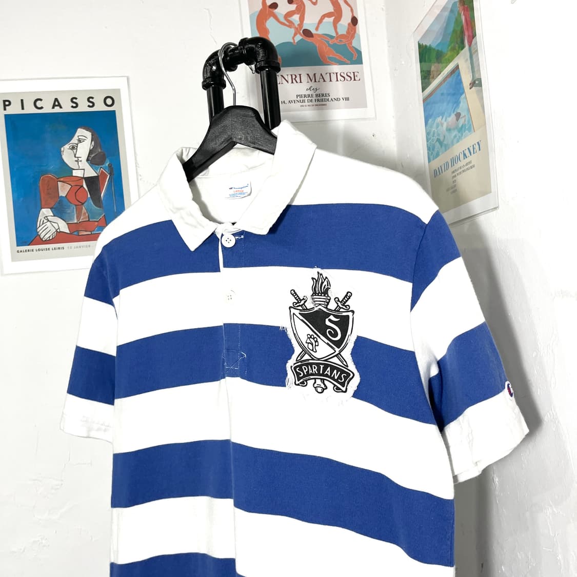 챔피온 패치 스트라이프 카라티 상품이미지3