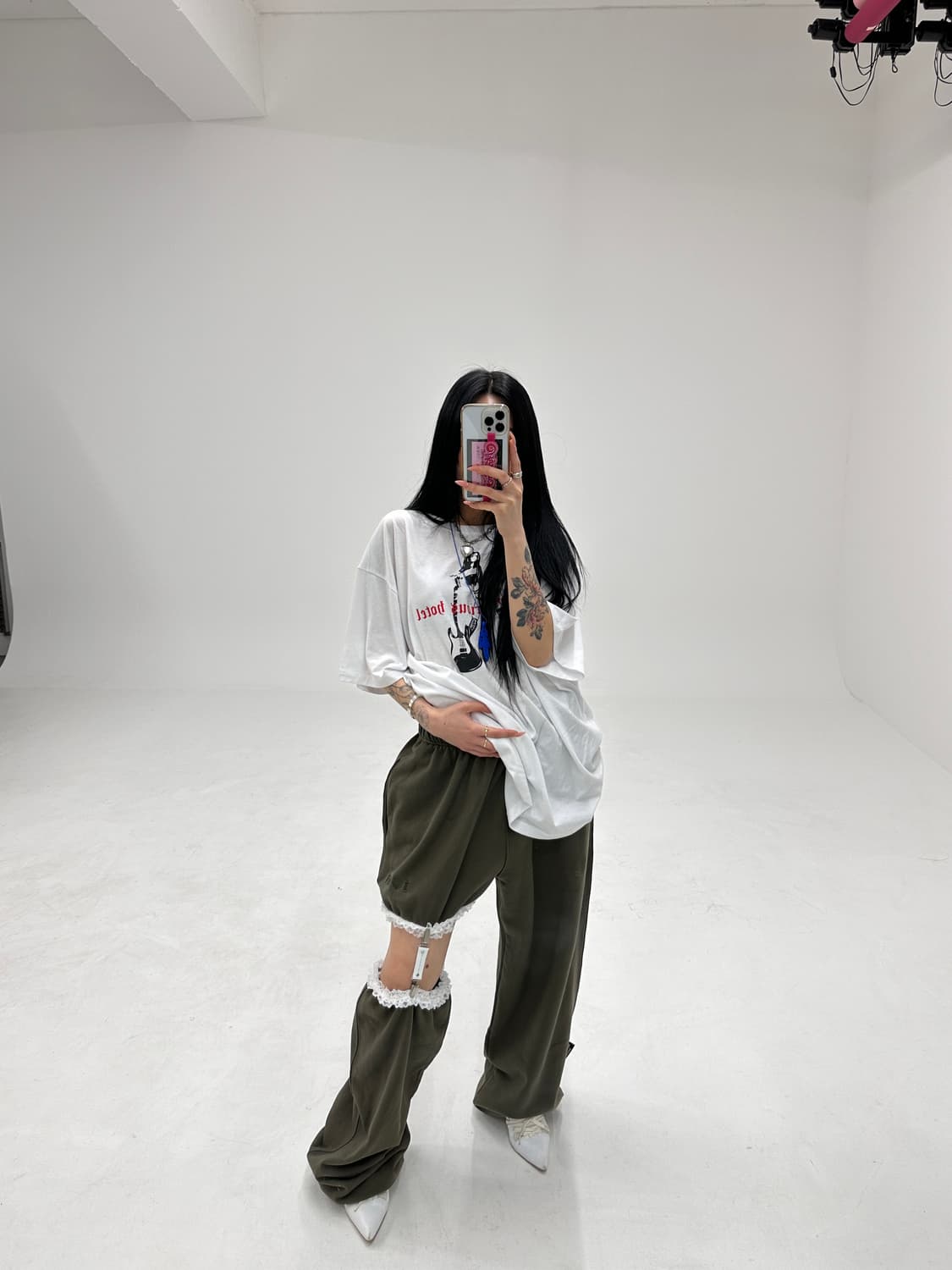 더미스테리어스호텔 카키츄바 가터 상품이미지1