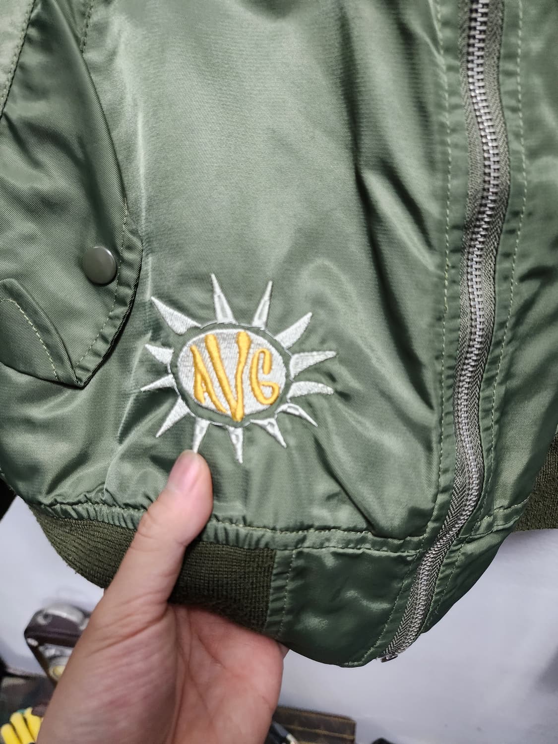 플라잉타이거 자수로고 항공점퍼  상품이미지3