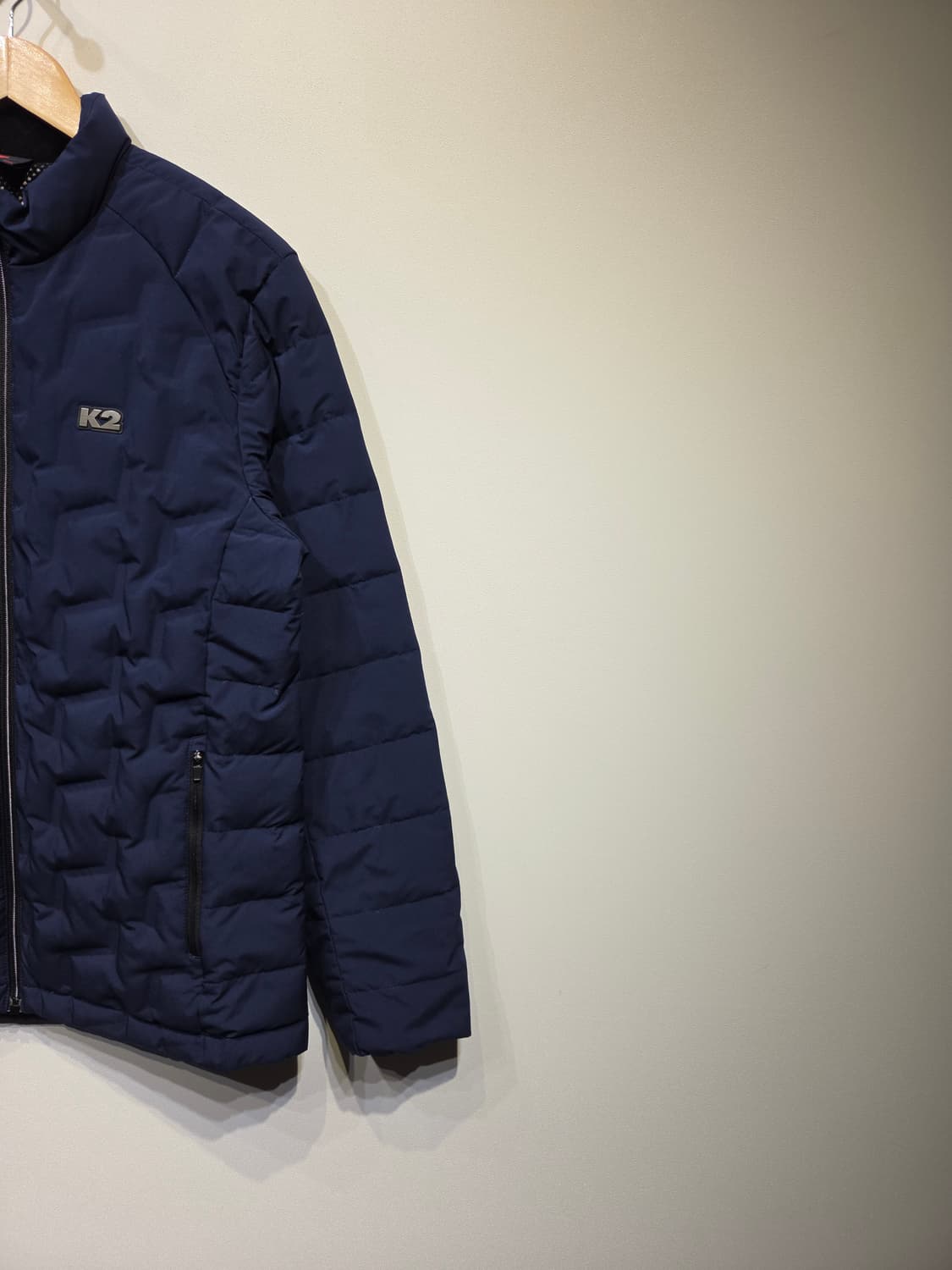 K2 네이비 덕다운 퀼팅 패딩 자켓 상품이미지4