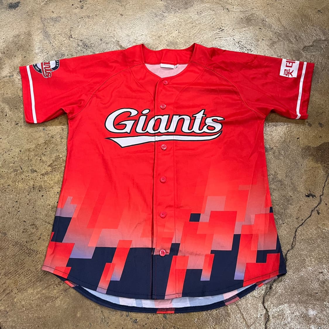 [ M ] 롯데자이언츠 반팔 야구 유니폼 b15 상품이미지2