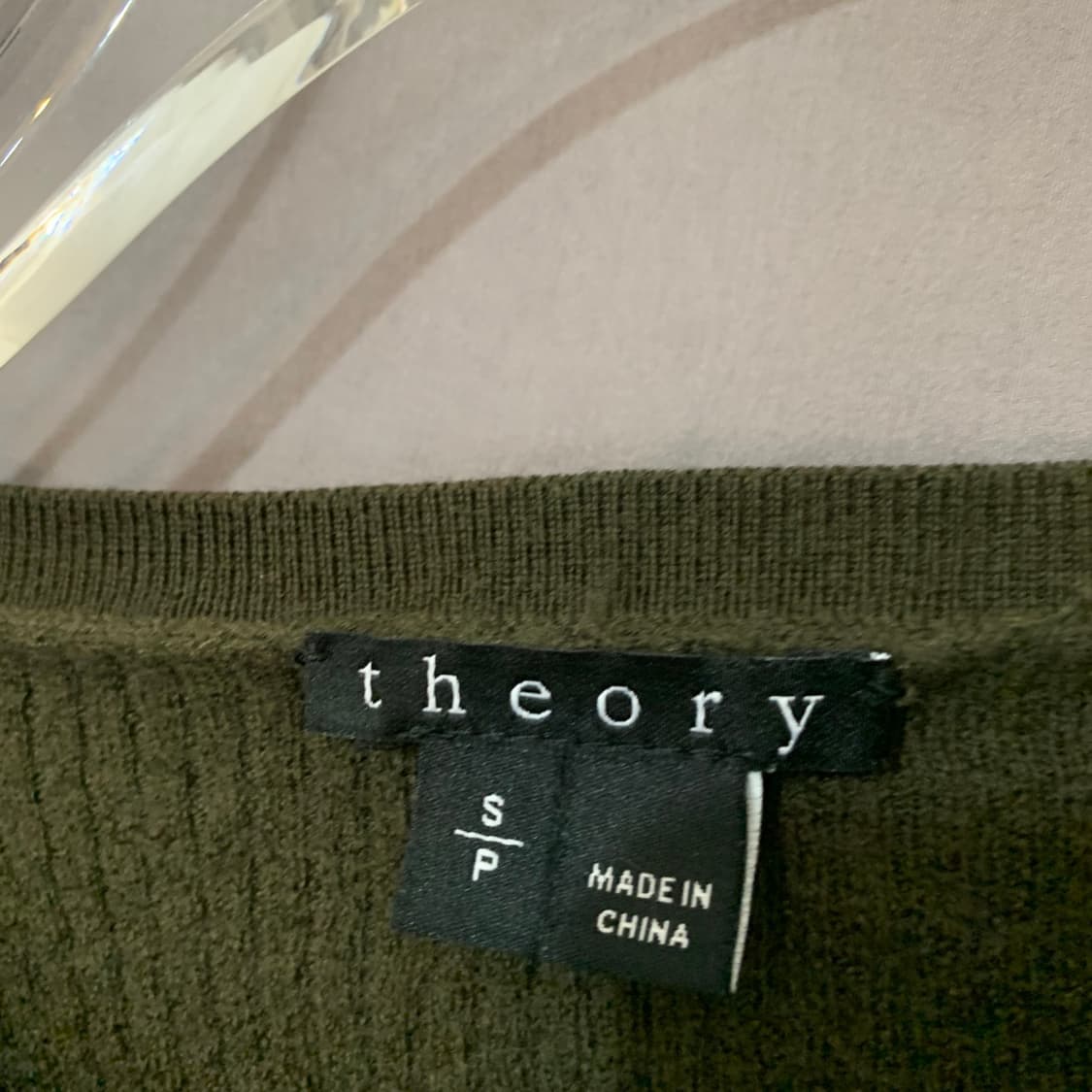 S THEORY 띠어리 메리노울 골지 반팔 니트 상품이미지4