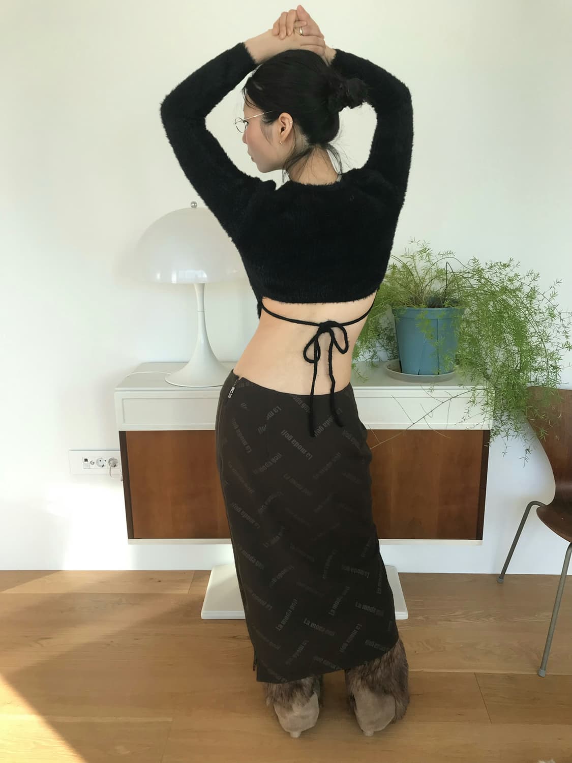 vintage slit skirt (29inch) 상품이미지6