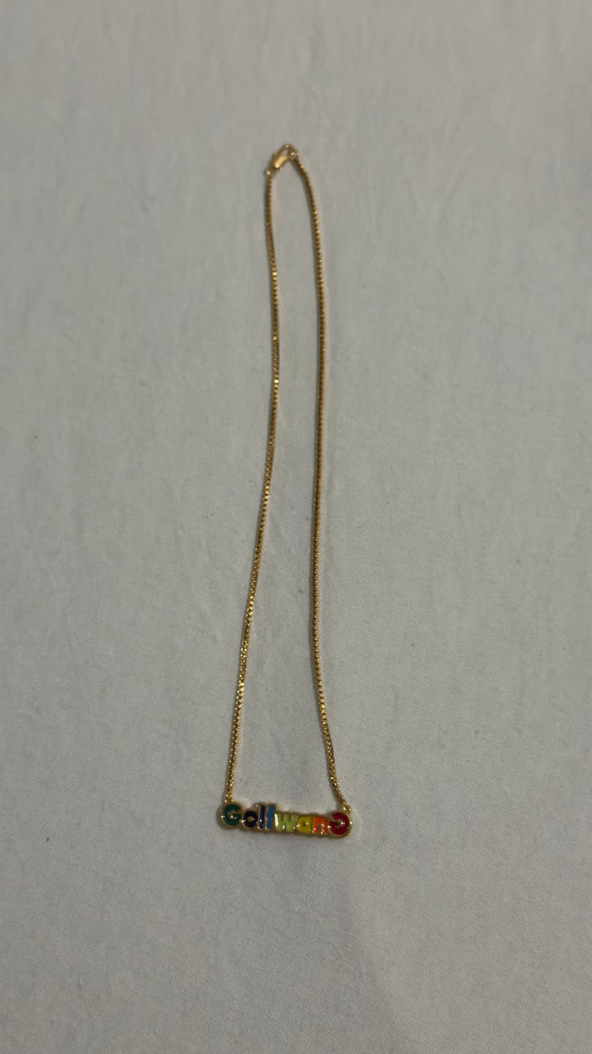 골프왕 Golf Wang Happy Logo Necklace 상품이미지2