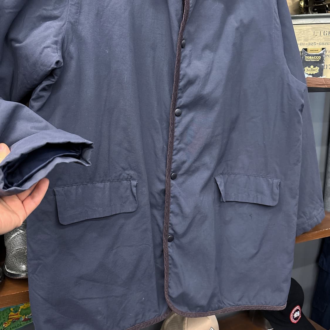 90s 브룩스 브라더스 코듀로이 카라 헌팅 필드자켓 N619 상품이미지4