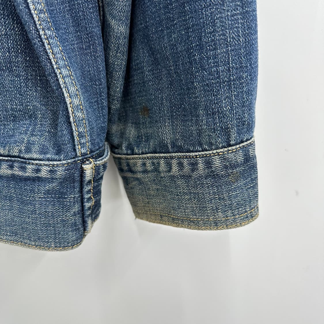 105 마자플라바 남자 디스트로이드 워싱 데님자켓 상품이미지6