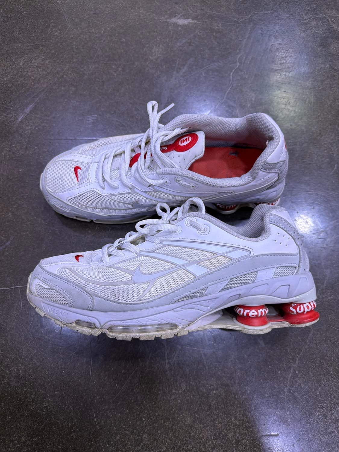 나이키 슈프림 샥스 라이드 2 화이트 280 상품이미지6