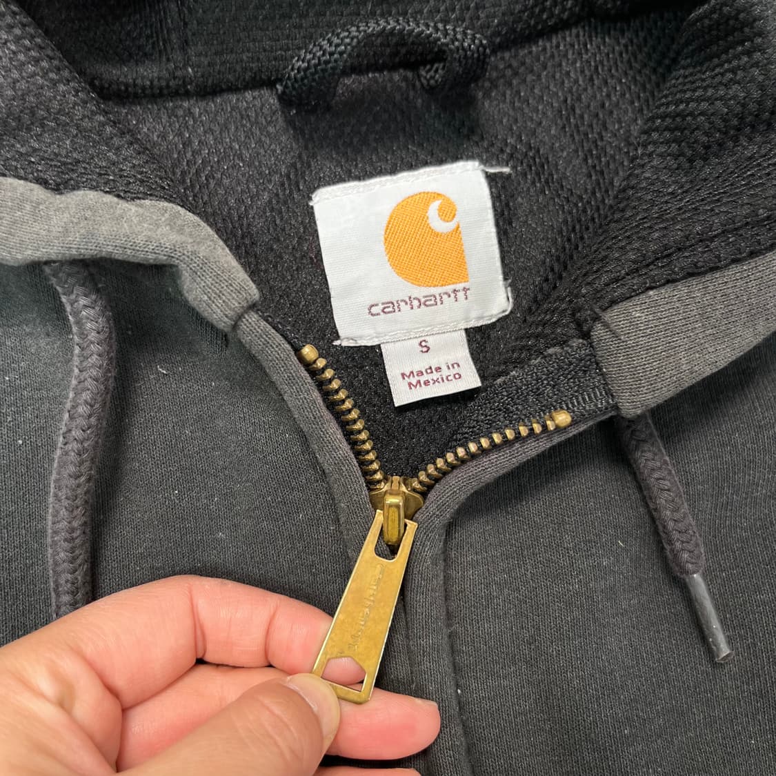 100 칼하트 써멀 후드집업 상품이미지3