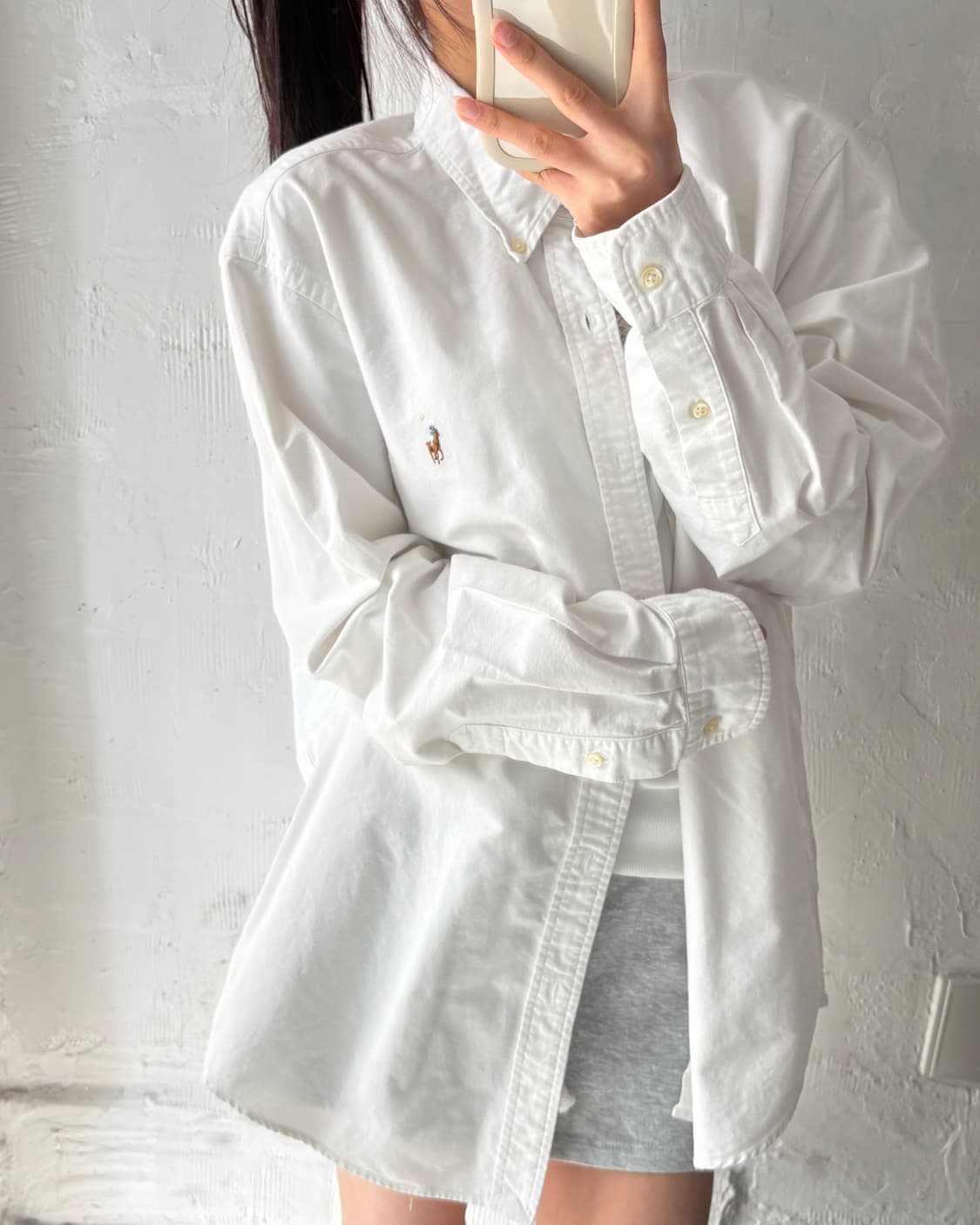 Polo 폴로 랄프로렌 신형 화이트컬러 옥스포드 셔츠 상품이미지2