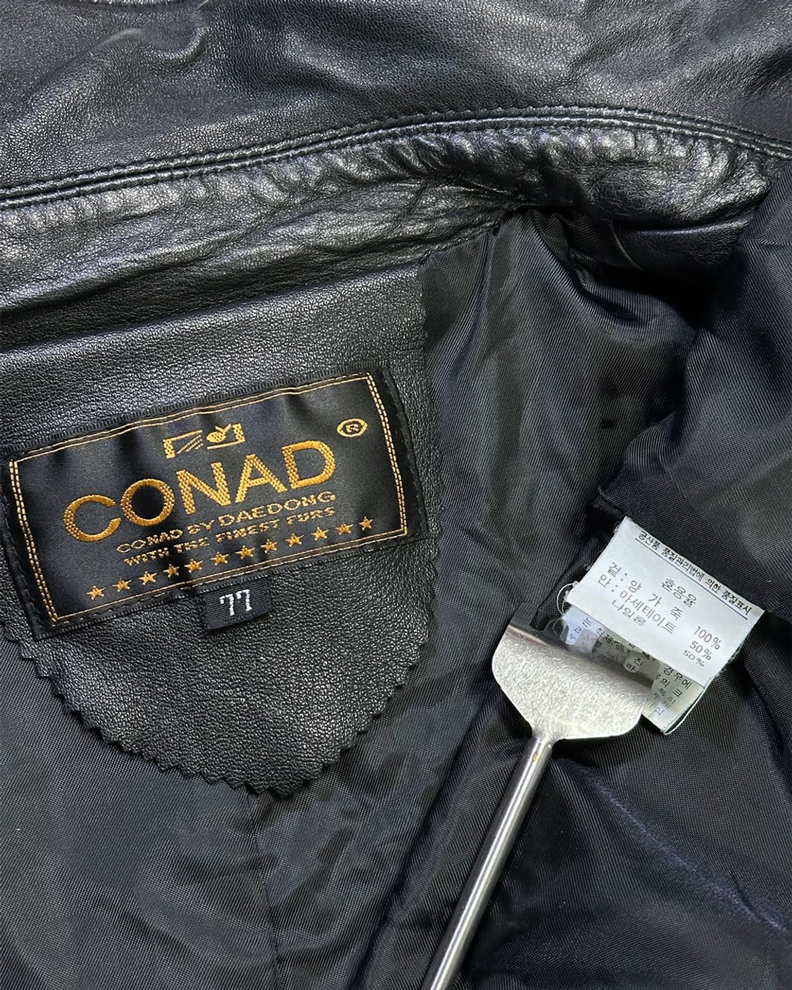 CONAD 양가죽 쉽레더 자켓 상품이미지3