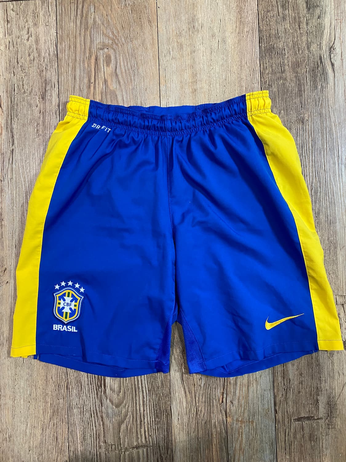 나이키 드라이핏 2012, 2013 브라질 홈 축구 반바지 쇼츠 M 상품이미지1