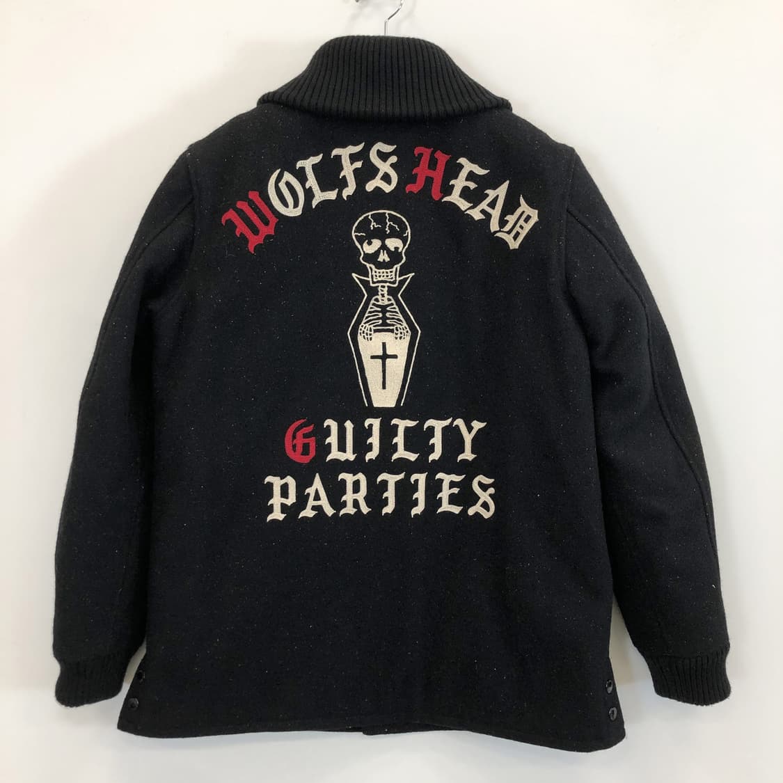 와코마리아 x 울프스헤드 JPN 모직 누빔자켓 M 상품이미지3