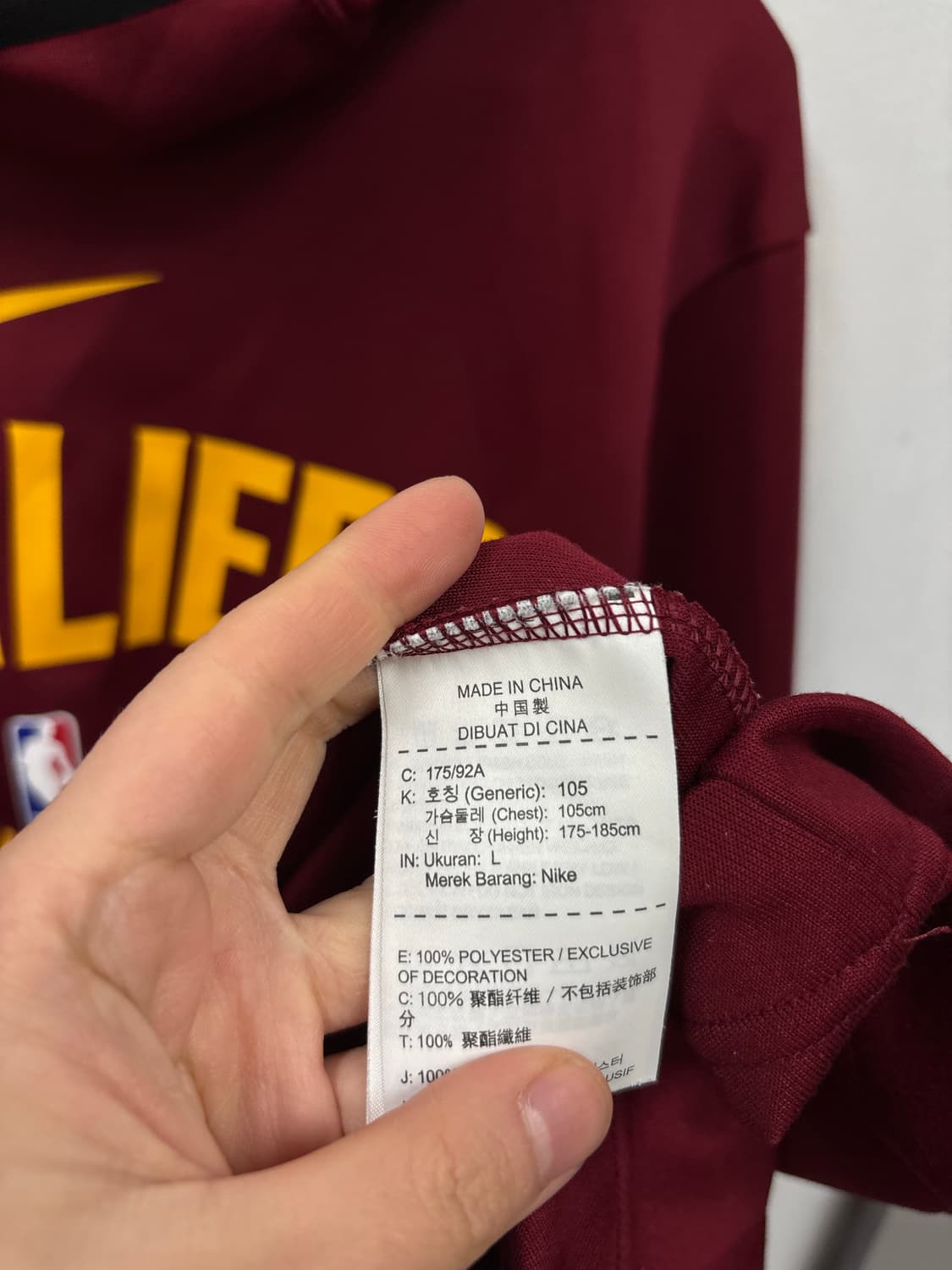 나이키x NBA드라이핏 후드티 상품이미지6