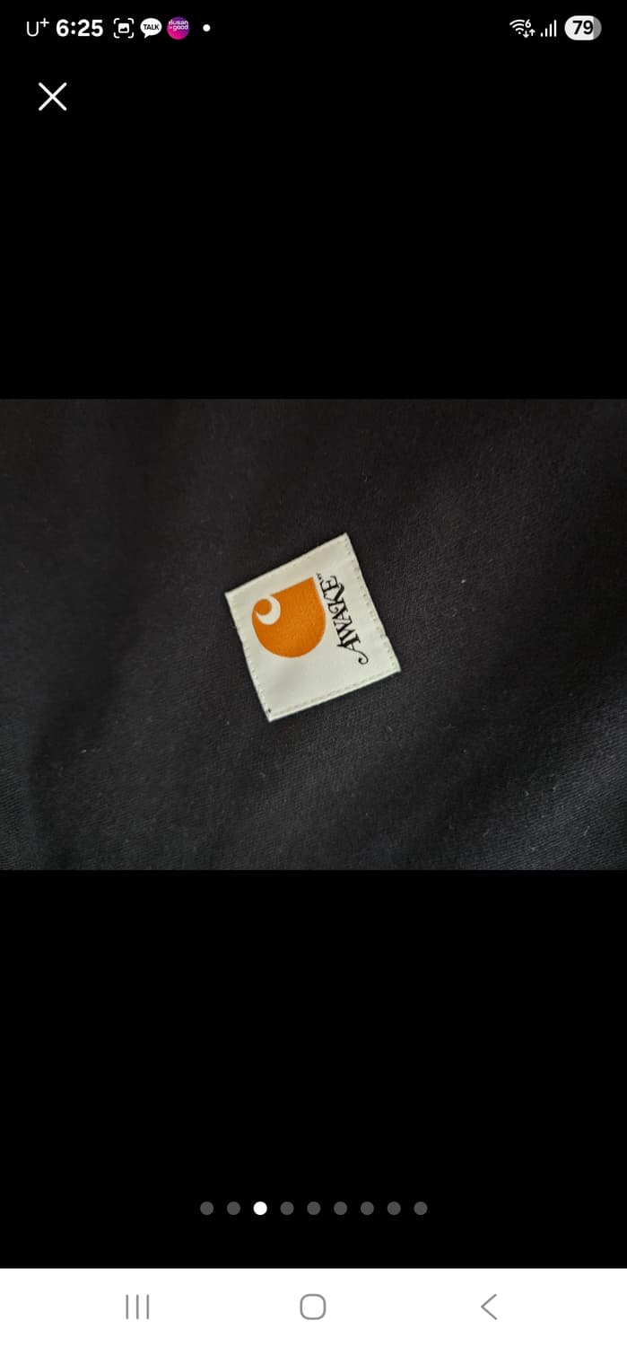 칼하트 WIP x 어웨이크 NY 후드티 M 한정판 상품이미지3