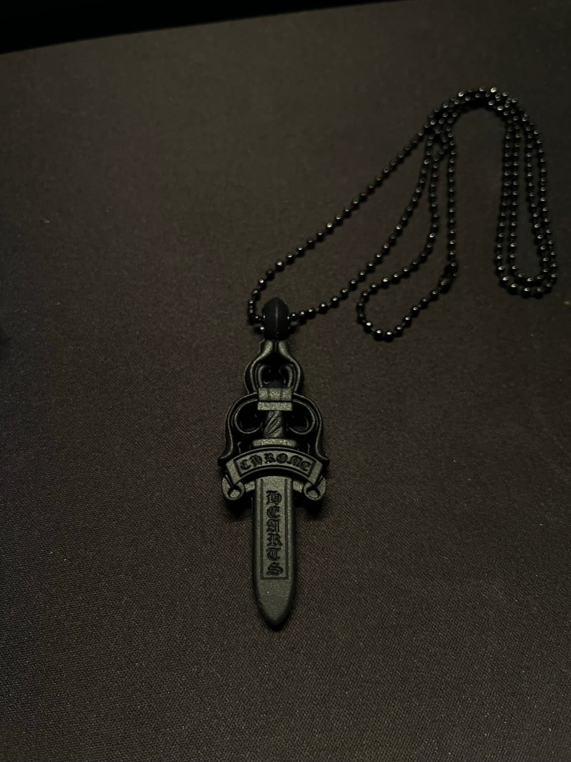 크롬하츠 실리크롬 대거 팬던트 블랙 2023 상품이미지1