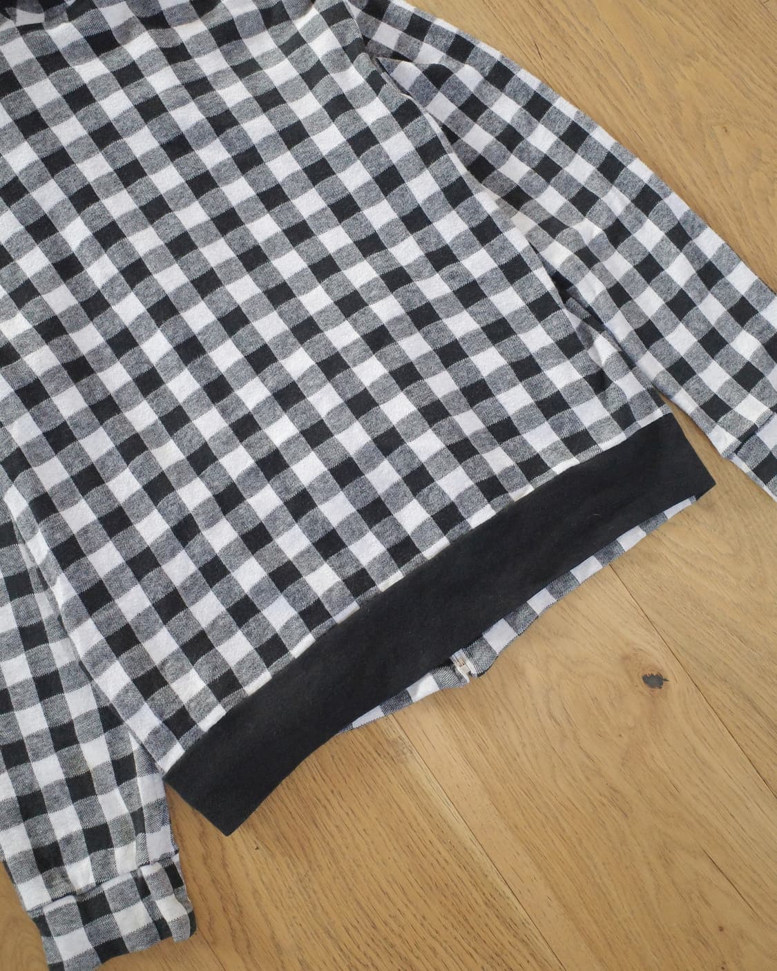 메르시보꾸 체크 스타 후드집업 상품이미지4