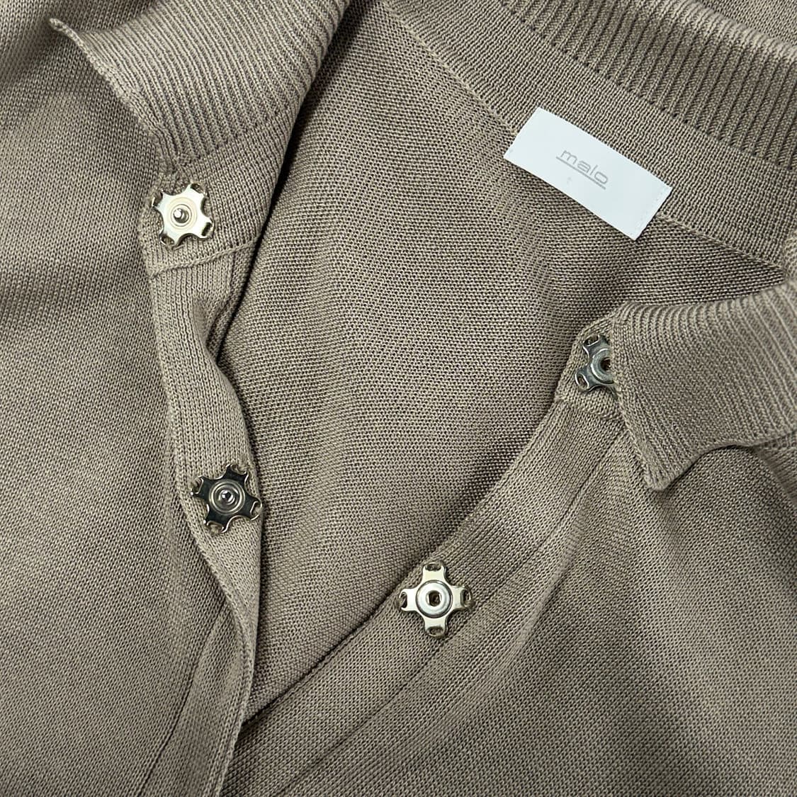 malo 말로 실크 코튼 카라 가디건 상품이미지2