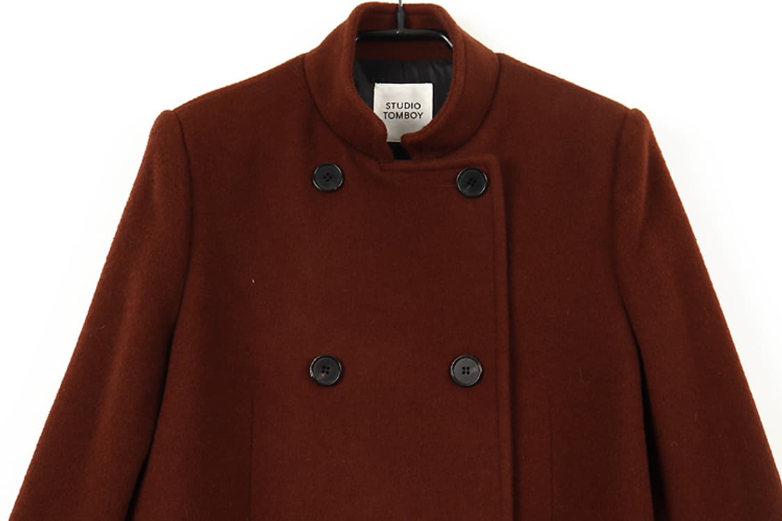 STUDIO TOMBOY 코트(F) 더블롱코트 스튜디오톰보이 상품이미지4