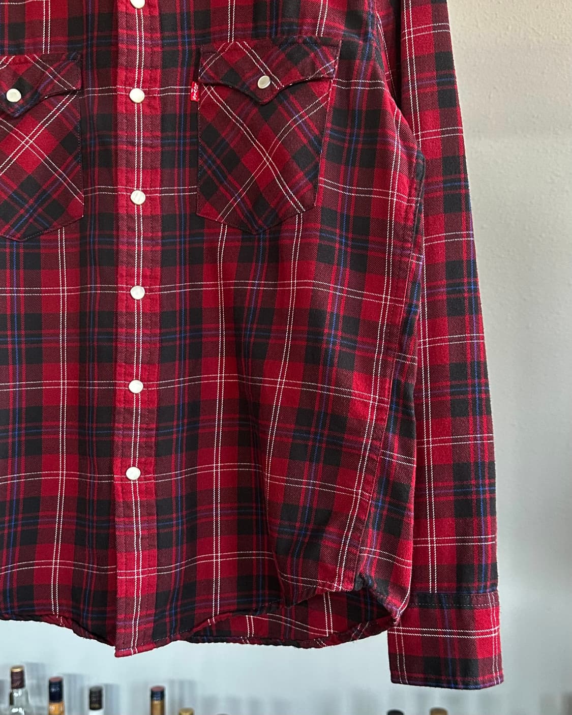 [S]리바이스 Levi's 타탄 체크 웨스턴 셔츠 상품이미지5