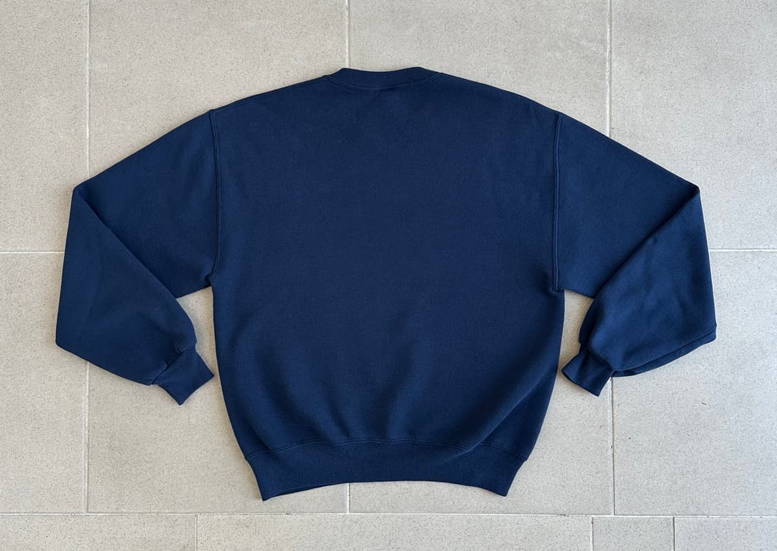 90s 빈티지 러셀 스웻셔츠 네이비 M USA 상품이미지2