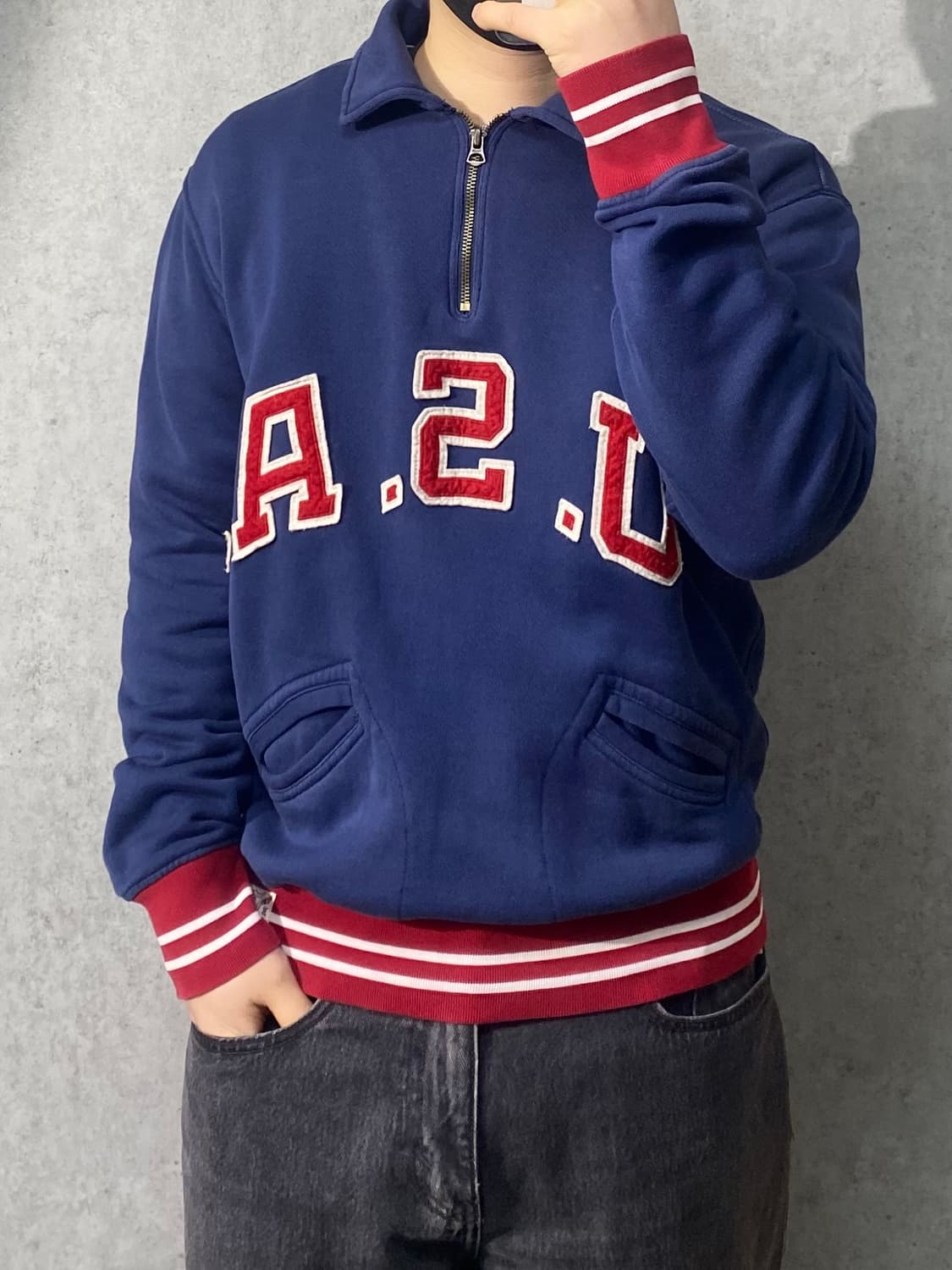 [M] Polo 폴로 랄프로렌 USA 하프집업 스웻셔츠 상품이미지9