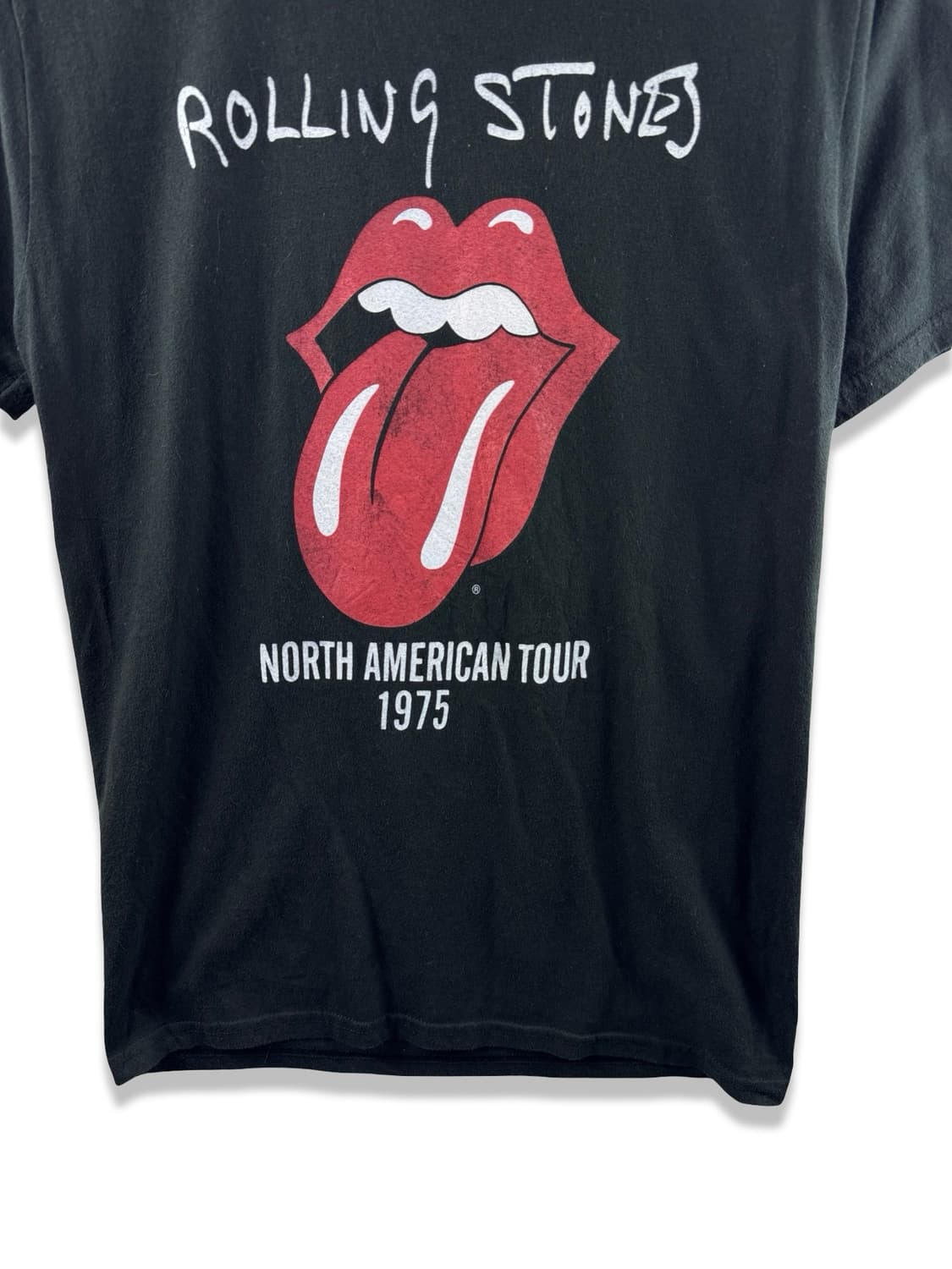 롤링스톤스 1975 북미투어 프린팅 밴드티셔츠2100 상품이미지3